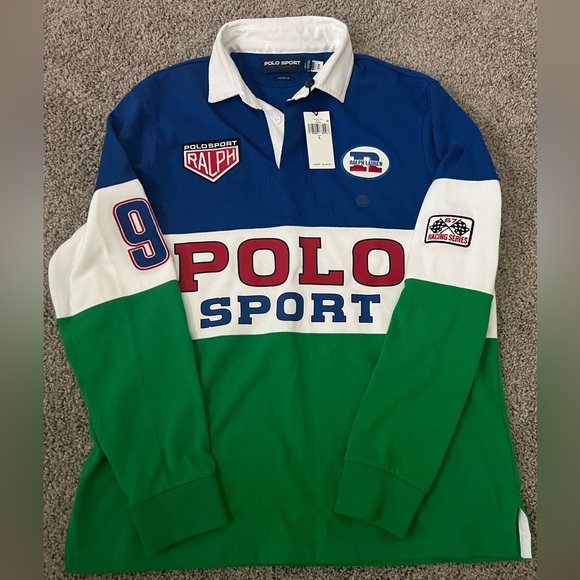 Polo Ralph Lauren Other - Mens LARGE classic fit Polo Sport Racing Team Rugby
